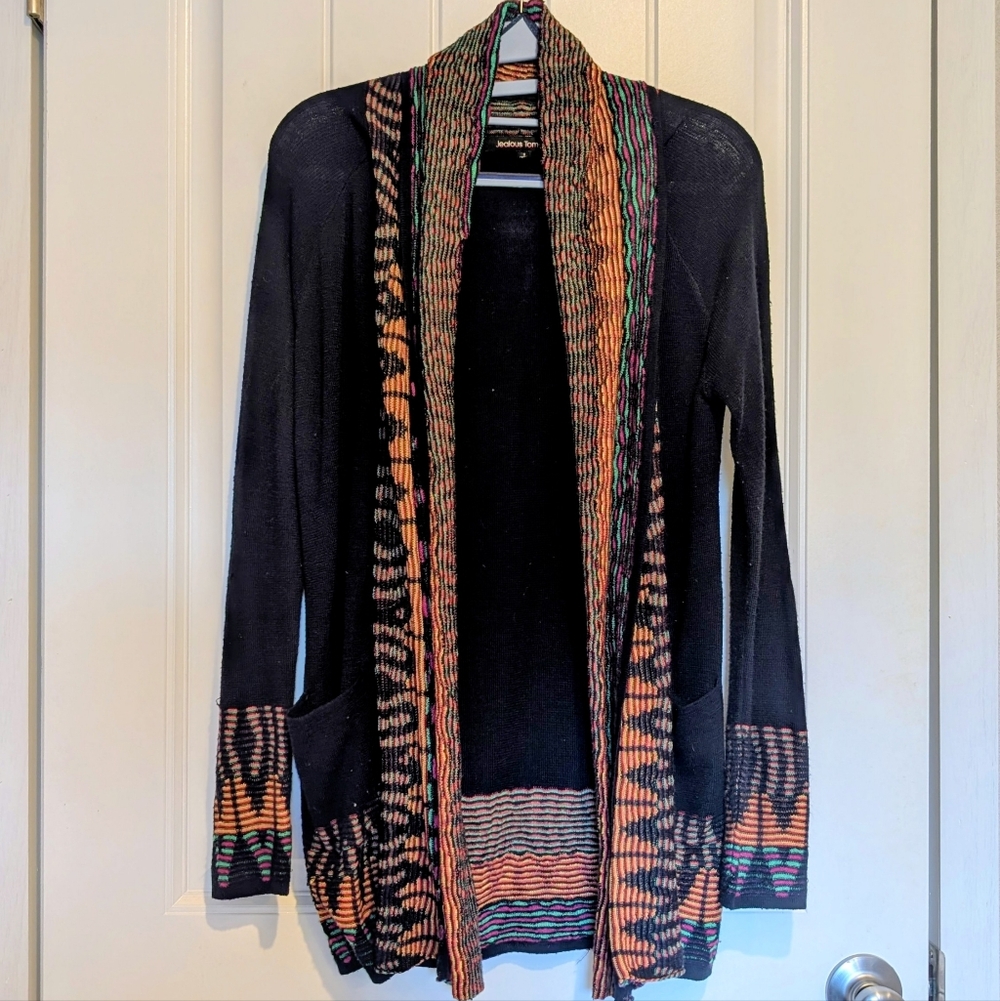Jealous Tomato Navy Knit Cardigan
